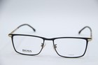New Hugo Boss 1226 f 146 Black Gold Authentic Frames Eyeglasses 56-17