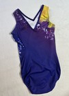 Gk Elite Disney Princess Leotard Gymnastics Belle Beauty   The Beast Size  Axs