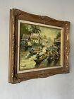 Filipino Antique Modern Impressionist Oil Painting Old Vintage Philippines Asian
