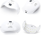 Gel Uv Led Nail Polish Lamp   Nail Dryer 40w Led Light With 3 Timers Professiona