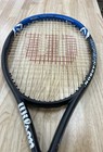 Wilson Hyper Hammer 4 3 Black blue Hypercarbon Tennis Racket New 4 1 2 Grip