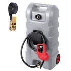 15 Gallon Gas Can With Manual Pump Anti-leak Diesel Gas Can For Storage Transfer