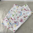 Pottery Barn Kids Mermaid 4 Piece Full Sheet Set Fitted  Flat  2 Pillow Cases