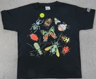 Bug Glow-butterfly Beetles Ladybug Wasp Fly Insects Nature Kids T Shirt Sz S m
