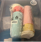 Lot 4 Tupperware Pastel 12 Ounce Tumbler Cups With Lids New In Pkg   Retro  