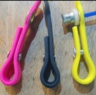 6 Tie Cords 6ft Backyard Poultry rust-free Crimps Yellow Prohitch ylw Cmmcl Cord