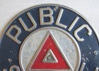 Vintage Public Service Of New Jersey Psnj Bus Front Name Plate Sign Nj