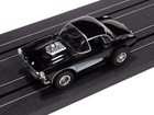 Sc417-2blk Auto World Xtraction 1957 Chevy Corvette  black  Ho Scale Slot Car