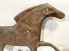 Antique Or Vintage Copper Running Horse Weathervane As Is