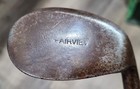 Antique Vintage Fairview Smooth Face Rut Hickory Wood Shaft Golf Club Niblick