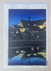 Kawase Hasui  Kabukiza  Original   Shinhanga Japaneese Woodcut Print