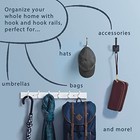  Cylindrical Post  5-pack  Single Wall Hooks 1-prong Coat hat Hooks For Nickel