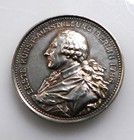 1786-1886 Germany Berlin Art Exhibit Jubilee Silver High Relief Medal