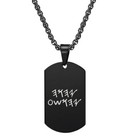 Men s Paleo Hebrew Pendant Necklace - Jewish Name Of Lord Yhwh Necklace 