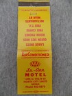 Vtg Fs Matchbook Cover Ukiah Ca Lu-ann Motel Queen Beds Free Coffee   Tv Aaa