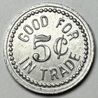 Silver Creek Store Randle  Washington Trade Token Good For 5 Cents