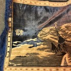 Vintage Woven Tapestry Rug Arab Scene With Camel And Man Minor As Is