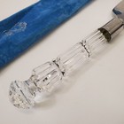Waterford Crystal Lismore Cake Pie Server W Velvet Pouch Wedding Server