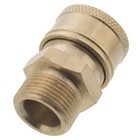 Erie Tools Pressure Washer M22 Male Npt To 3 8  Quick Connect Socket Coupler