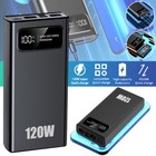 50000mah Power Bank 120w Fast Charging Battery Large Capacity Digital Display