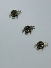 Vtg Lot Of 3 80 s Goldtone Guardian Angel Tie Tack Hat Lapel Pin Christian Gift