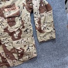 Us Army Desert Storm Chocolate Chip Camo Combat Uniform Jacket Coat L 90s