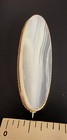Vintage Victorian Brooch White Pearl Shell Pin Oval Bfo