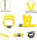 Bird Harness With Buckle Clip And A Leash  Easy To Wear For S  Yellow 