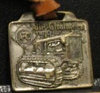 Allis Chalmers 35 Crawler Tractor Pocket Watch Fob Ac Logo Johnstone Milwaukee