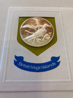 1973 British Virgin Islands 1 Dollar Silver Proof Coin fdc stamp  76 Troy Oz Asw