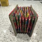 Vintage Toy Paper Accordion Squeeze Box  noise Maker Kids 1970s - 80s Works China