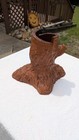 Vintage Sewer Tile Art Pottery Tree Trunk Large