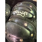 Honig s K20-15 Pro Grade Umpire Leg Guards Black Baseball Softball Shin Guards