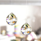 20 Pack Clear Crystal Prism Feng Shui Ball Crystal Glass Pendant Rainbow Maker F