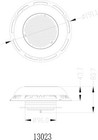 Marine Boat 700cu Ft Solar Powered Ventilator Stainless Steel Cover