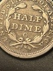 1855-o Seated Liberty Half Dime Silver Coin New Orleans