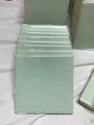 Vtg 100 Light Pastel Green Speckled Ceramic Bathroom Tiles 4  Sq Old 1394-26b