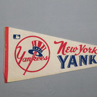 Vintage Original 1960s New York Yankees 1969 Mlb Full Size Pennant Flag