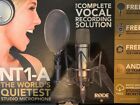 Rode Nt1-a Condenser Wired Professional Microphone With Mic Stand