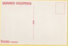 Seasons Greetings Christmas Postcard  Risqu   Cheeky Tease 1982 George O bremski