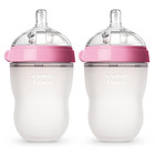 Comotomo Baby Bottle Pink 8 Ounce  2 Count  8 Ounce  2 Count 
