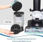 Replacement Filters Compatible With Bissell Cleanview Rewind Upright Bagless