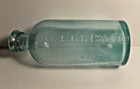 W  Ellis   Co  Philad A - Antique Aqua Blue Medicine Bottle Rare