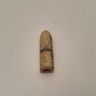 Vintage Scrimshaw Totem Pole Design Tooth Or Bone