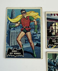 1966 Topps Batman Black Bat Orange Back 13 Card Lot Robin Penguin Catwoman