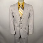Nos Warren Sewell Suit Mens 42 Long Jacket 36 Pants Unhemmed Vtg 60s 70s Leisure