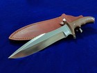 15 4  Ozair Custom  10 95 Mm Thick D2 Steel  Replica Rambo Style Bowie Knife