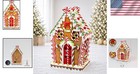 11  Led Lighted Gingerbread House - Hand-painted Holiday Decor For Christmas