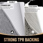 Bathroom Rug Non Slip Bath Mat Water Absorbent Plush Carpet For Shower Floor