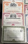  lot Of 180  Stock Certificates Wow     18 Different  10 Each- Lot 2